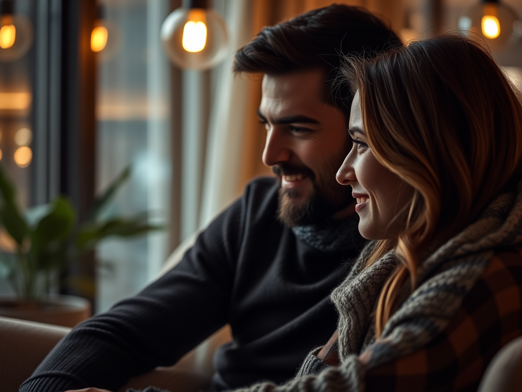 Image of a couple having a conversation: "Effective communication skills are essential for strengthening your relationship and deepening emotional intimacy."